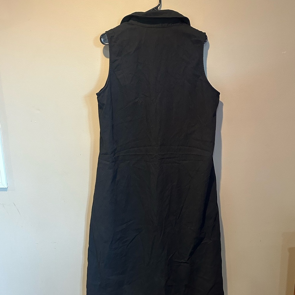 Tuckernuck Black Sleeveless Button-Front Maxi Dress - Picture 6 of 7